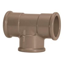 Te Soldavel Dn 20, 25, 32mm Marrom Fortlev Kit 5unid Tamanho 25 Mm