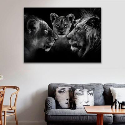 Quadro Decorativo Family In Black