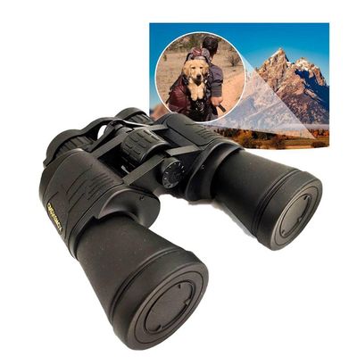Binoculos Profissional 20x50 Zoom Ajustavel Uv Foco Lente Objetiva Visao Longo Alcance