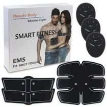 Novo Ems Estimulador Muscular Emagrecimento Aparelho Abdomen 3 Em 1
