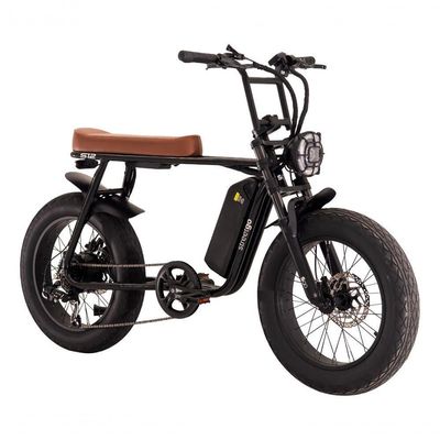 Bicicleta Elétrica OGGi Street Go Aro 20 S12 7V 2024 Preto.