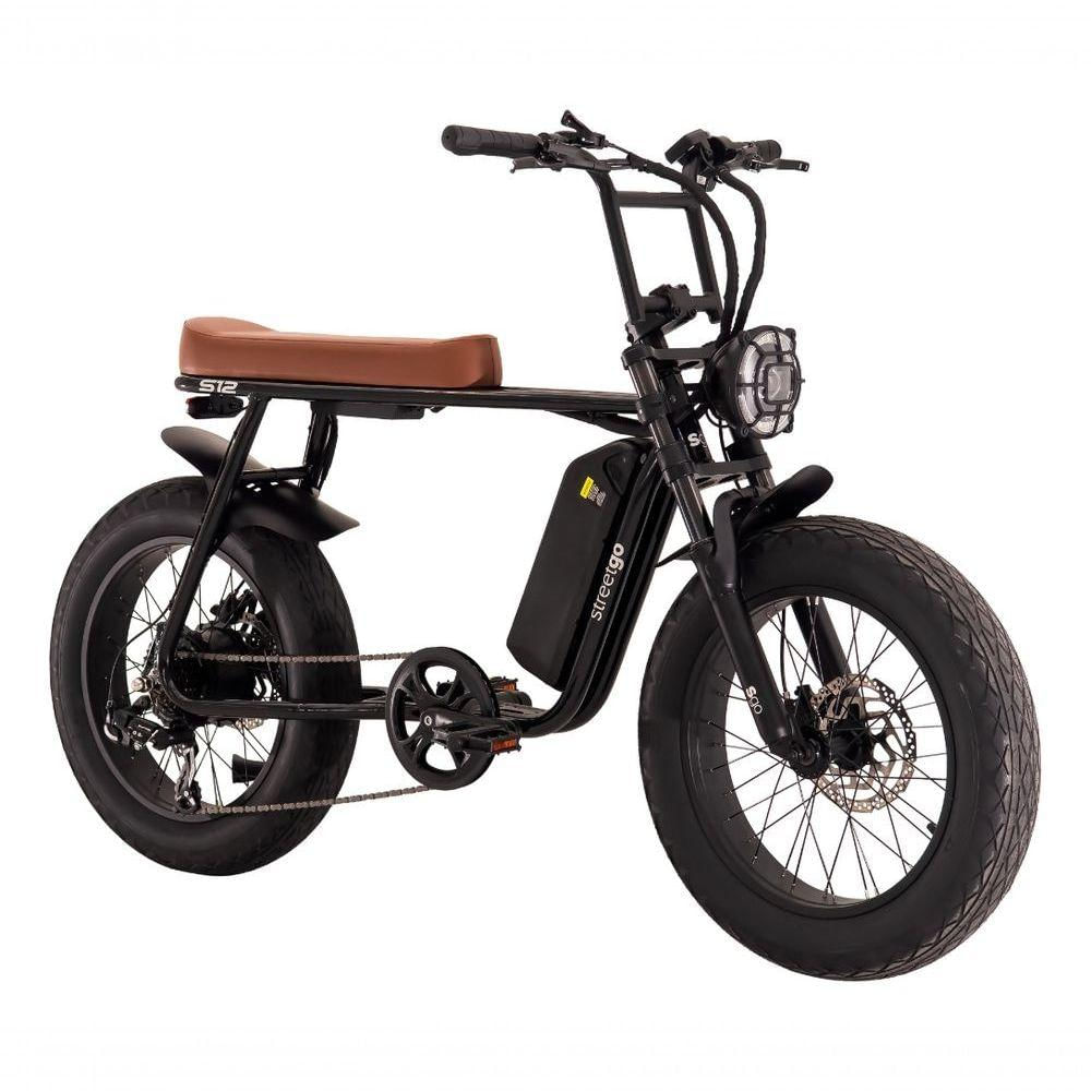 Bicicleta Elétrica OGGi Street Go Aro 20 S12 7V 2024 Preto. | CASA