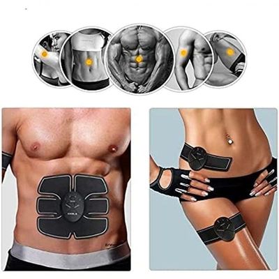 Tonificador Muscular Abdomen Ems Fit Control Smart Fitness 3 Em 1