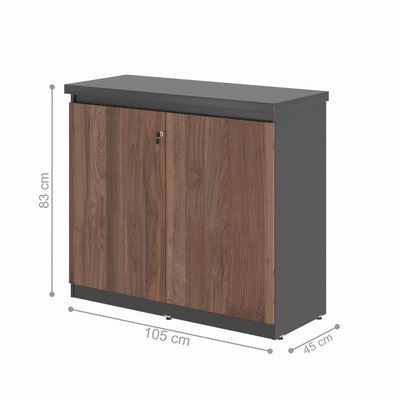 Balcão E Mesa 1.2 Iguaçu Noce Preto