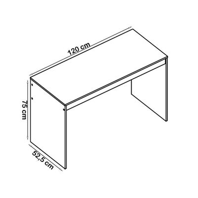 Mesa E Estante Para Escritorio Gamer B28 Branco Novam Branco