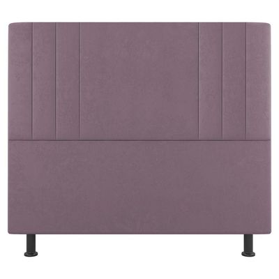Cabeceira Cama Box Casal King Size Grace 195cm Suede Rosé