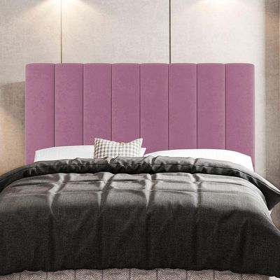Kit Cabeceira E Baú Cama Box Casal Cora 140cm Suede Rosa