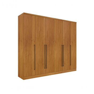 Guarda Roupa Casal Sevilla 6 Portas 8 Gavetas Tcil Cinamomo.