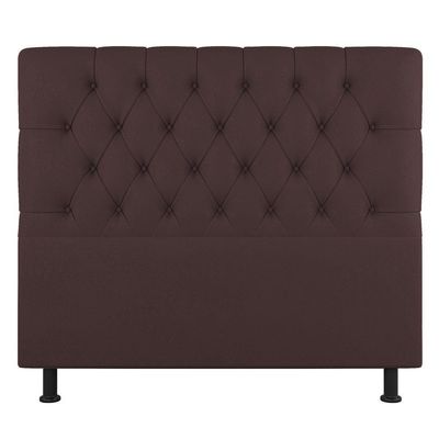 Cabeceira Cama Box Casal Nice 140cm Suede Marrom - Abmaza