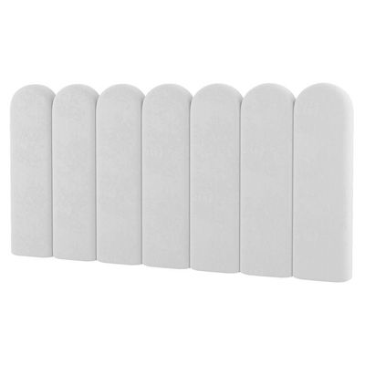 Painel Cabeceira Cama Box Solteiro Lana 90cm Sintético Branco - Abmaza