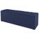 Kit Cabeceira E Baú Cama Box Casal Grace 140cm Suede Azul