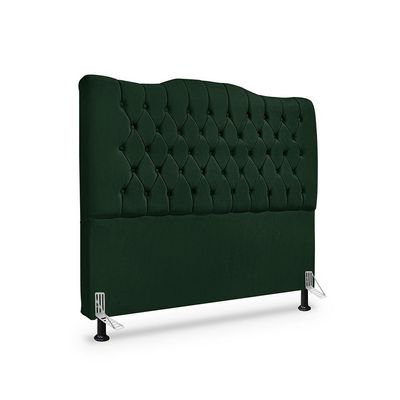 Cabeceira De Cama Box Queen 160cm Dunas - Veludo Verde