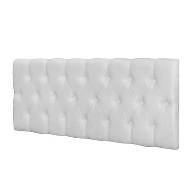 Painel Cabeceira Paris Queen Box Corino Branco