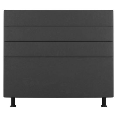 Cabeceira Cama Box Casal Queen Size Malik 160cm Suede Cinza Escuro - Abmaza