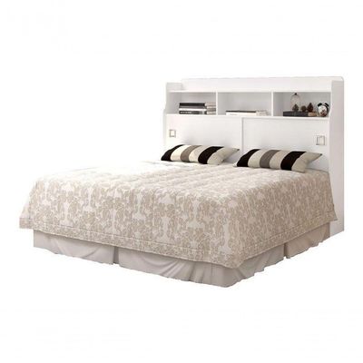Cabeceira De Casal Jessica 1,40 Branco - Cambel Móveis
