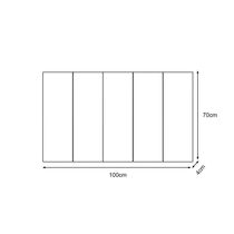 Cabeceira Painel Modulado Rony 100cm Veludo Verde - Luxo Estofados - Cor: Verde
