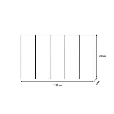 Cabeceira Painel Modulado Rony 100cm Veludo Verde - Luxo Estofados - Cor: Verde