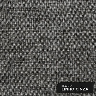 Cabeceira Cama Box Casal Nala 140cm Linho Cinza - Abmaza