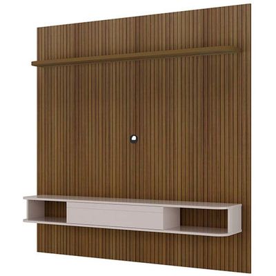 Painel Tv 75 Belluno Pinho Ripado/off White