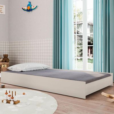 Cama Auxiliar Gavetão Amore Off White