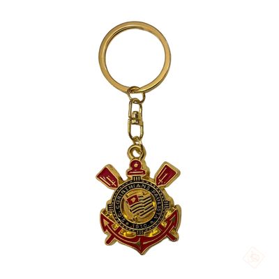 Chaveiro de Metal Dourado Corinthians - Mileno