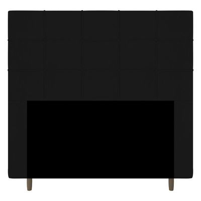 Cabeceira Cama Box Casal King Size Leiria 195Cm Preto