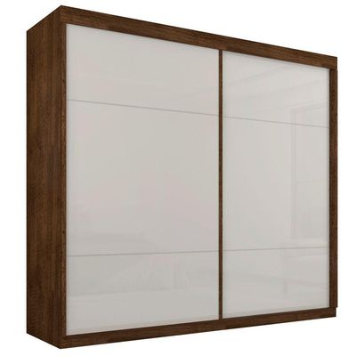 Roupeiro Asteca Duas Portas De Correr Malbec Off White