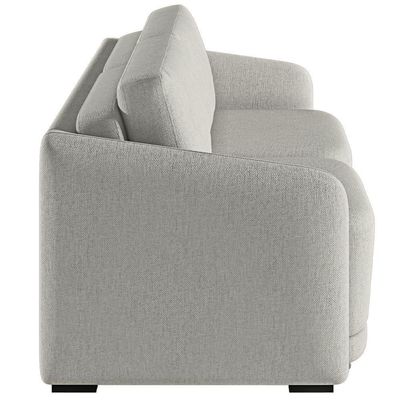 Sofá Cama Para Sala De Estar 2 Lugares 176cm Montserrat K01 Linho Cinza - Lyam Decor