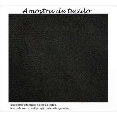 Cabeceira Solteiro 90cm Daiana Suede Negro Id Suede Negro
