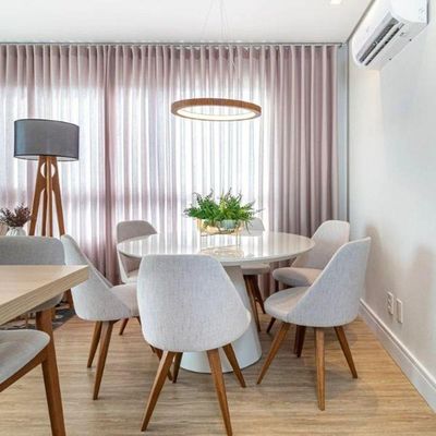 Mesa De Jantar Cone Redonda 150 Cm Laqueada Cores Branco
