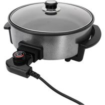 Panela Elétrica Redonda 1250W 30cm Mangiare Preta APER01I-02 Agratto 220V