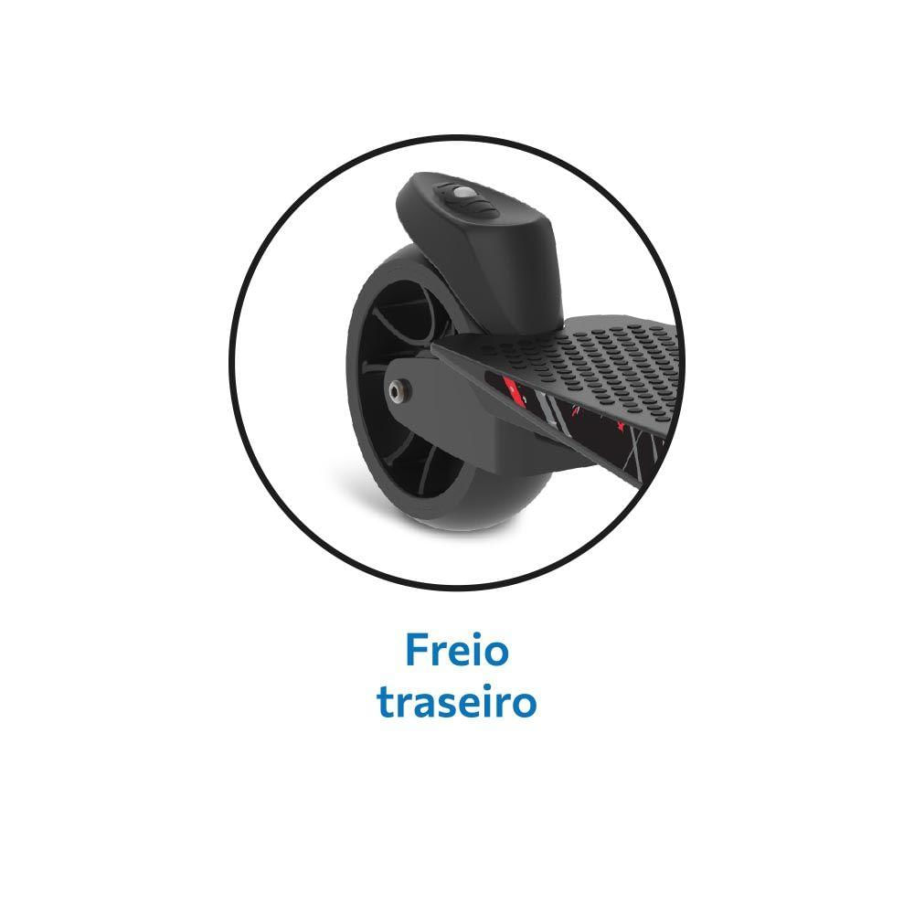 Skatenet Max Black LED Ajustável - Bandeirante