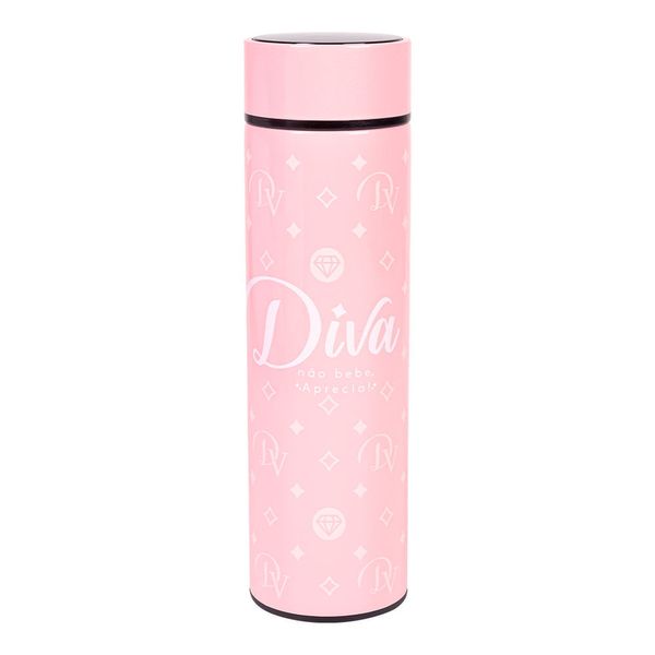 Garrafa Térmica com Sensor de Temperatura Diva - 400ml ARRAFA TÉRMICA SENSOR DE TEMPERATURA - DIVA CLÁSSICA