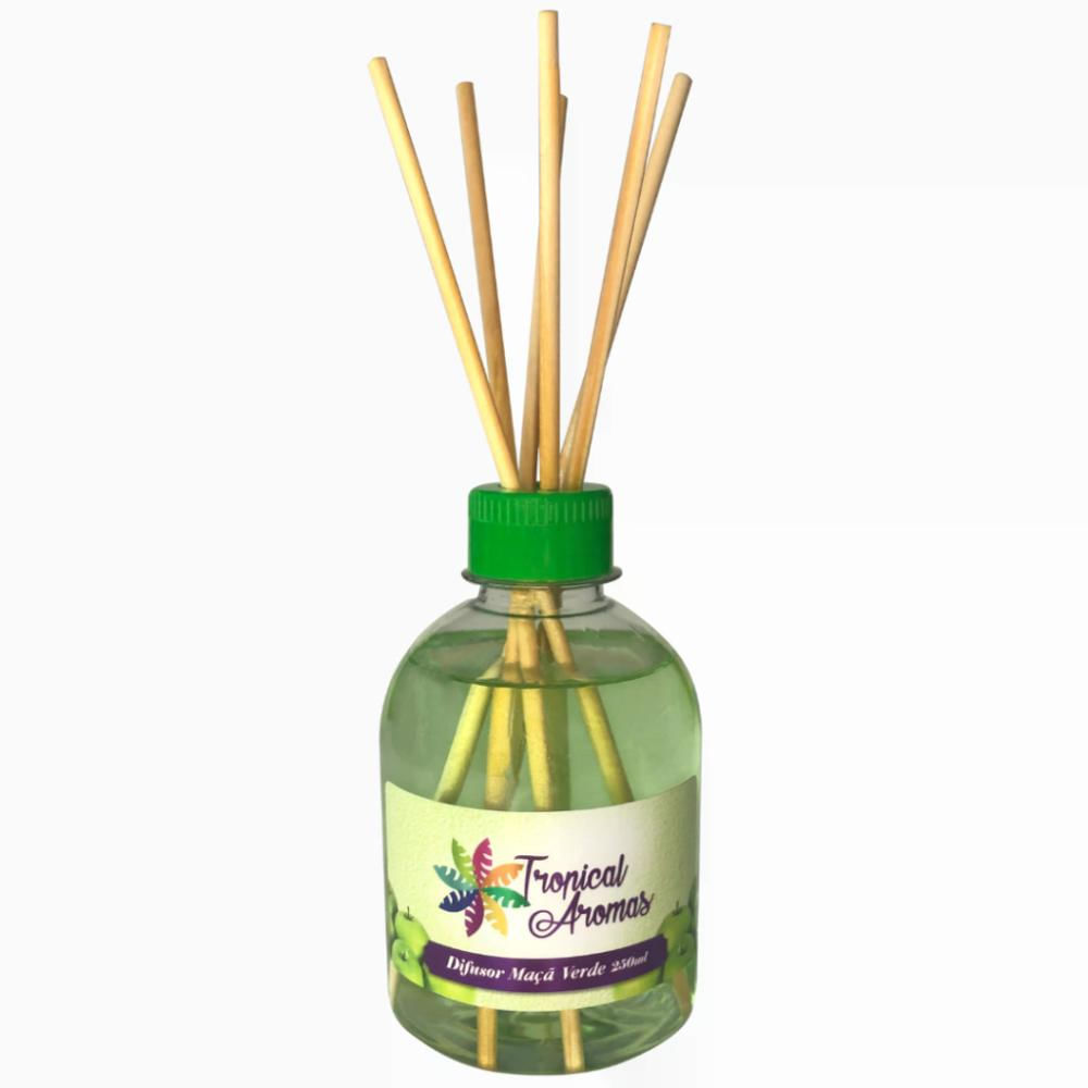 Difusor de Ambiente Vareta Maçã Verde Tropical Aromas 250ml