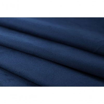 Cabeceira Solteiro 90x60 Suede Azul Tachas Fumê