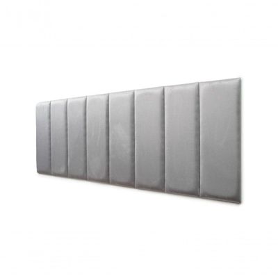 Placas Cabeceira Queen 160cm X 60cm 8 Placas Suede Cinza