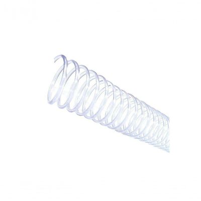Espirais Encadernação Cristal 33mm 250 Folhas 25 Unidades
