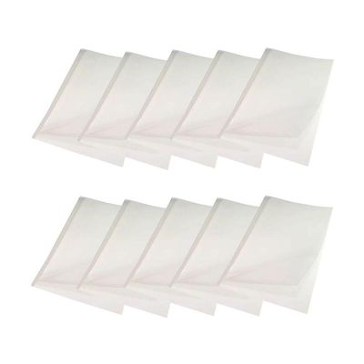 Kit 10 Capas Encadernação Térmica Até 350 Folhas A4 Branca