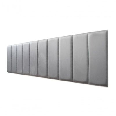Placas Cabeceira King 200cm X 60cm 10 Placas Suede Cinza