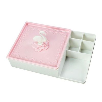 Organizador Multiuso Flamingo De Mesa Lifestyle Jacki Design Branco-rosa