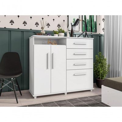 Cômoda Com 2 Portas Kaybe Branco