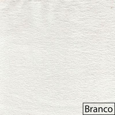Sofá Curvo 3 Lugares Orgânico Sala Recepção Coréia 200cm Bouclé Branco