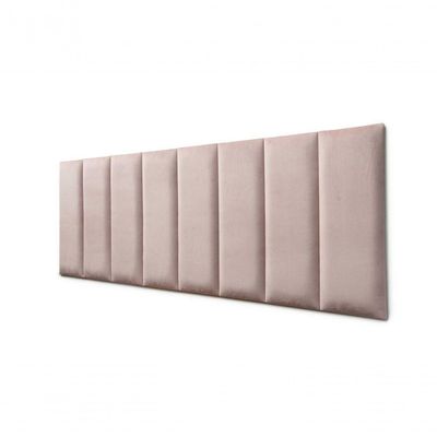 Placas Cabeceira Queen 160cm X 60cm 8 Placas Veludo Nude