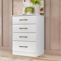 Cômoda Com 4 Gavetas Ms913 - Branco