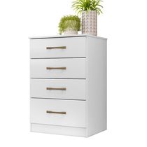 Cômoda Com 4 Gavetas Ms913 - Branco