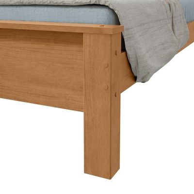 Cama Solteiro Athenas Amendoa Clean Off White