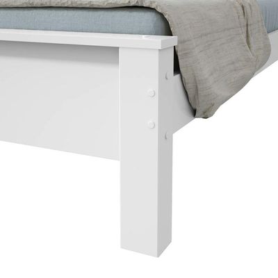 Cama Casal Athenas Branco.