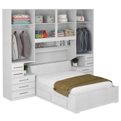 Dormitório Queen Size Completo 1223 Branco