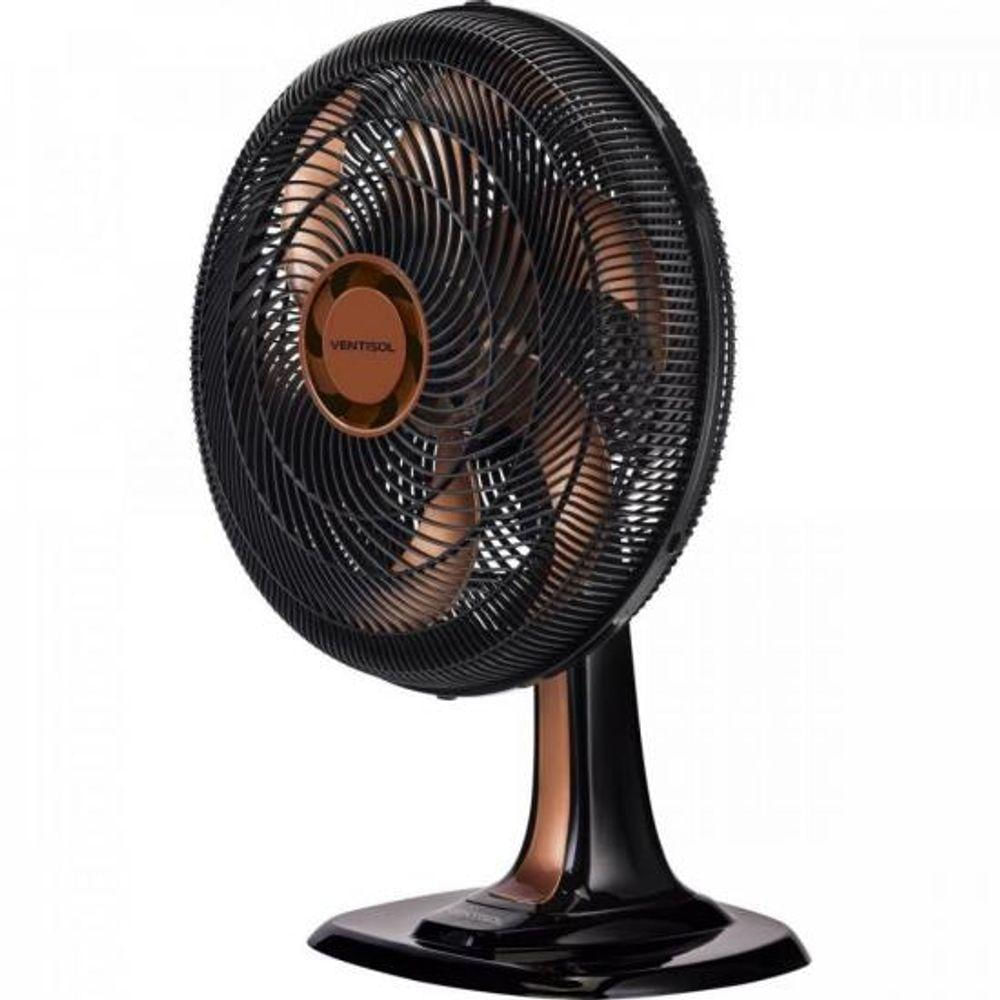 Ventilador De Mesa 40cm 127v Turbo6 Bronze Ventisol