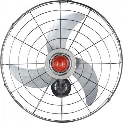 Ventilador De Parede 68cm Bivolt Power Preto/prata Ventisol Bivolt